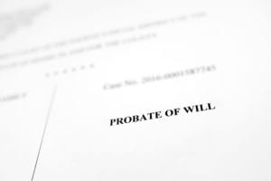 Court Document Probate of Will in Everett Washington
